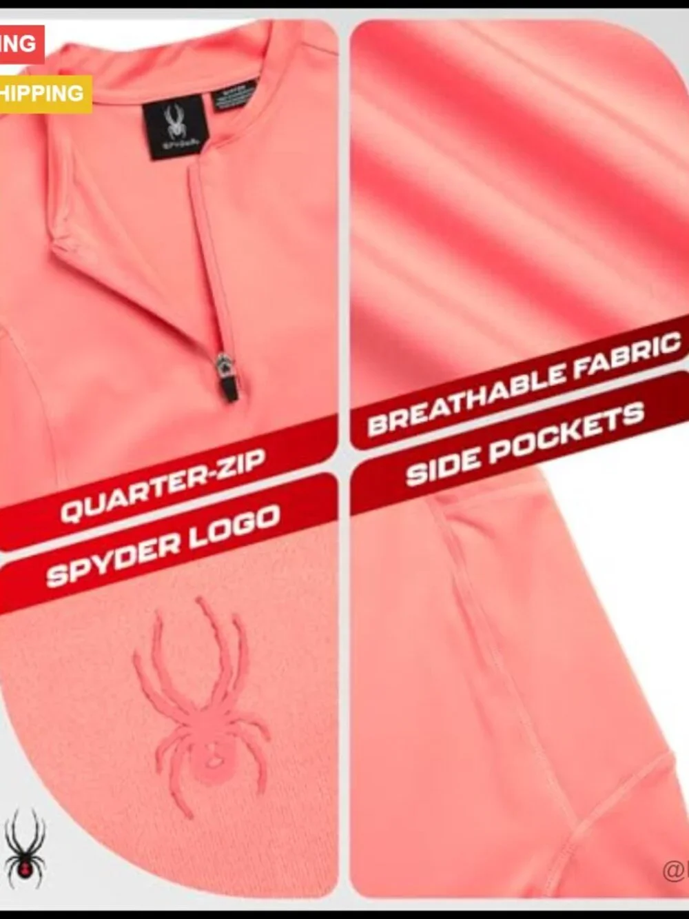 Performance Quarter Zip Sleeveless Athletic Dress - Picture 6 of 7